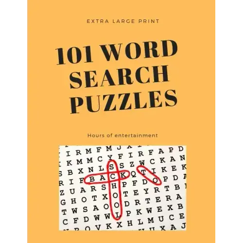 101 Word Search Puzzles: Extra Large Print