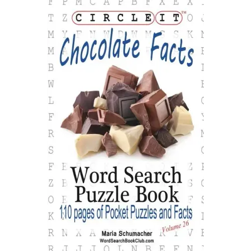 Circle It, Chocolate Facts, Word Search, Puzzle Book