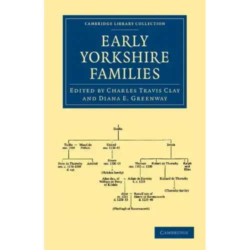 Early Yorkshire Families
