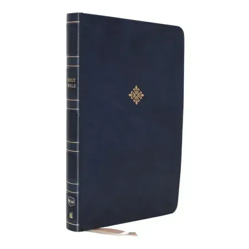 Nkjv, Thinline Reference Bible, Leathersoft, Blue, Red Letter Edition, Comfort Print: Holy Bible, New King James Version