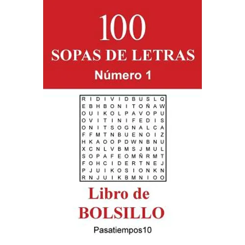 100 Sopas de letras Libro de Bolsillo - N. 1