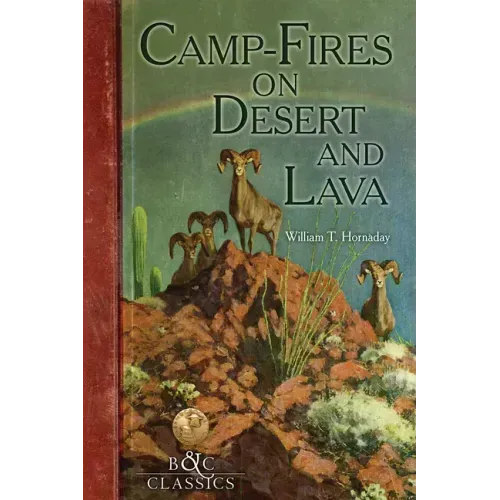 Camp-Fire on Desert and Lava