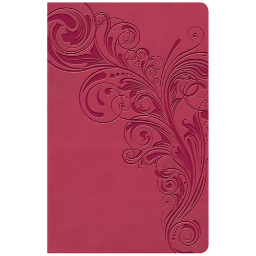 KJV Large Print Personal Size Reference Bible, Pink Leathertouch Indexed