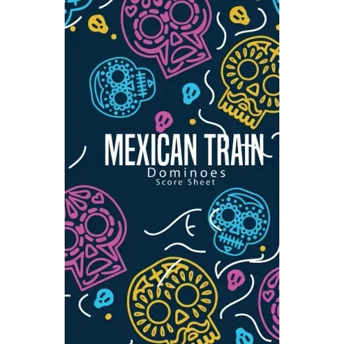 Mexican Train Dominoes Score Sheet: Small size pads were great. Mexican Train Score Record Dominoes Scoring Game Record Level Keeper Book, size 5x8 in