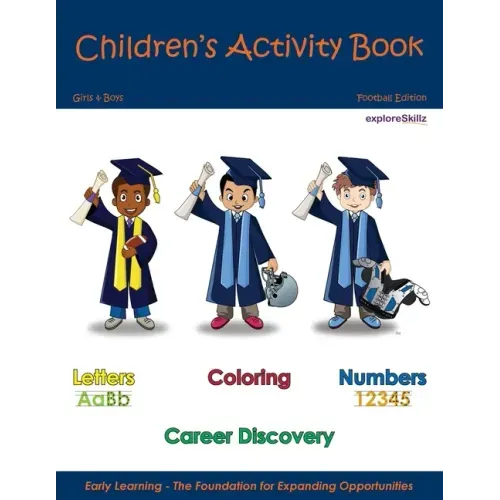 Children's Activity Book - Football Edition: Early Childhood Learning Activity Books for Girls and Boys