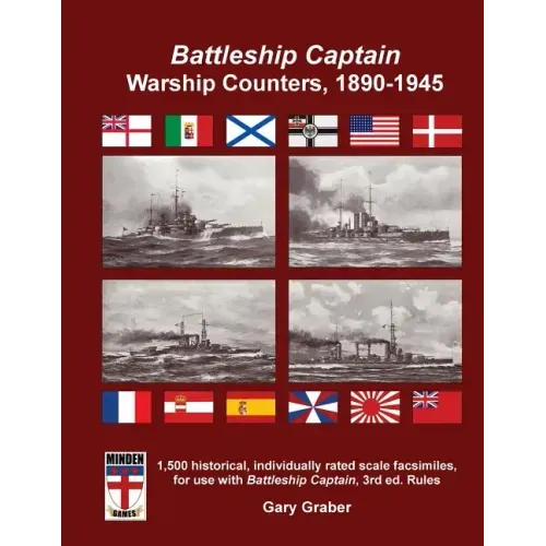 Battleship Captain Warship Counters, 1890-1945