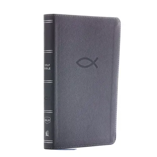 Nkjv, Thinline Bible Youth Edition, Leathersoft, Gray, Red Letter Edition, Comfort Print