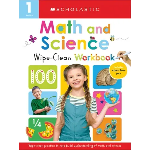 First Grade Math/Science Wipe Clean Workbook: Scholastic Early Learners (Wipe Clean)
