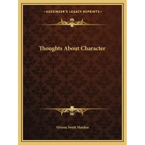 Thoughts about Character
