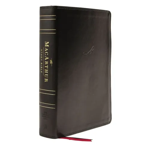 Nasb, MacArthur Study Bible, 2nd Edition, Leathersoft, Black, Comfort Print: Unleashing God's Truth One Verse at a Time