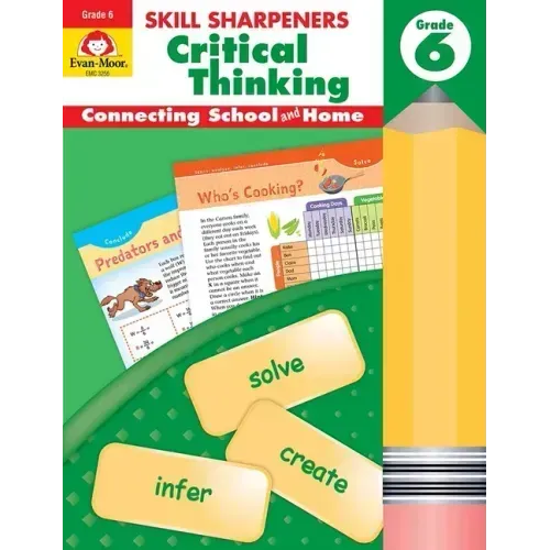 Skill Sharpeners: Critical Thinking, Grade 6 Workbook