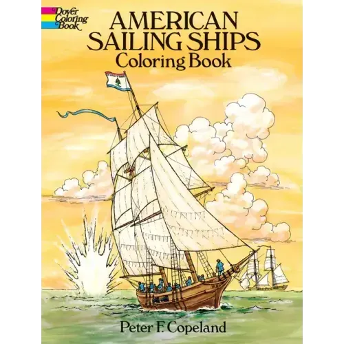 American Sailing Ships Coloring Book