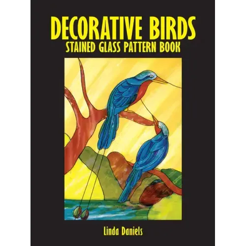 Decorative Birds Stained Glass Pattern Book
