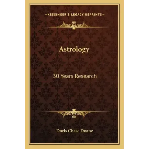 Astrology: 30 Years Research