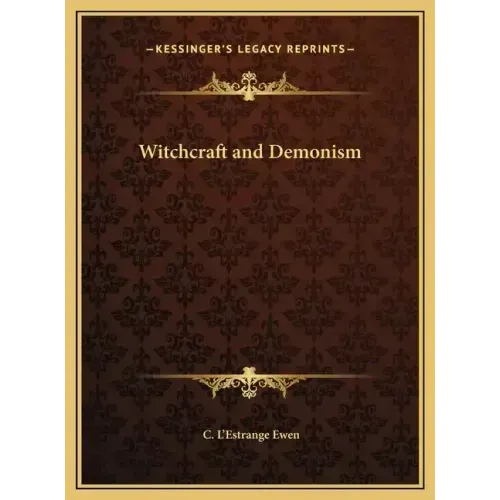 Witchcraft and Demonism