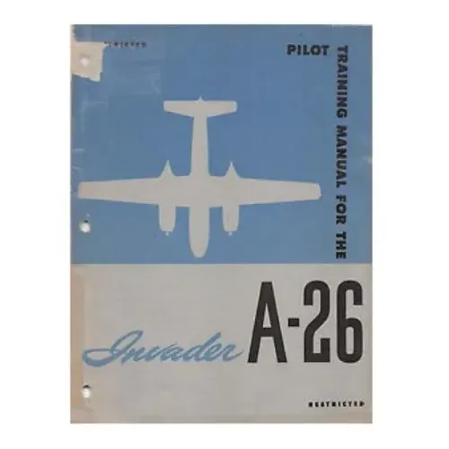 Pilot Training Manual For The Invader A-26