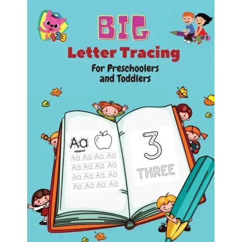 BIG Letter Tracing for Preschoolers and Toddlers: Homeschool Preschool Learning Activities for 3+ year olds (Big ABC Books) Tracing Letters, Numbers,