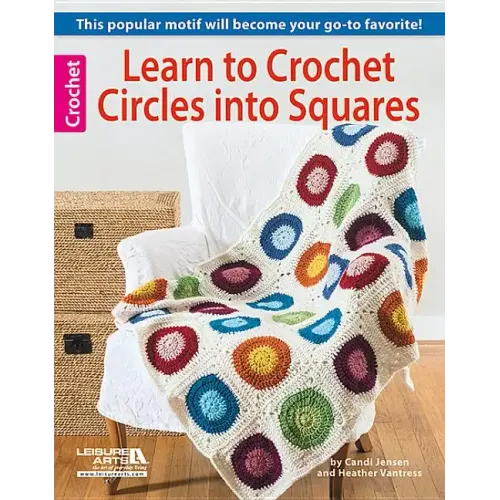 Learn to Crochet Circles Into Squares