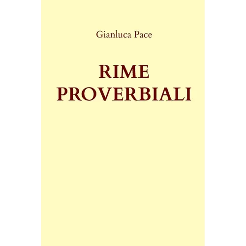 Rime proverbiali