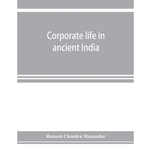 Corporate life in ancient India