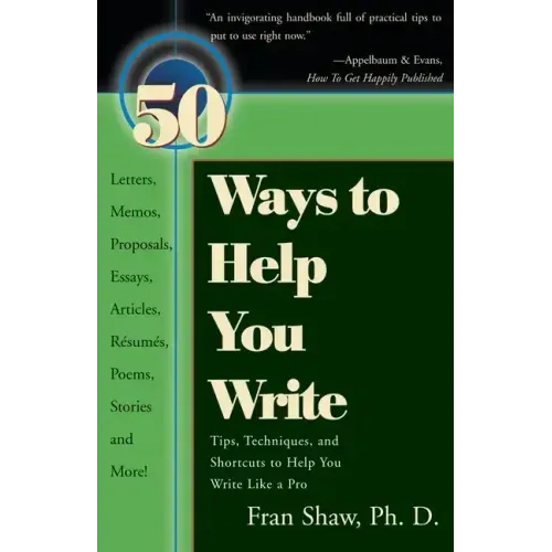 50 Ways to Help You Write