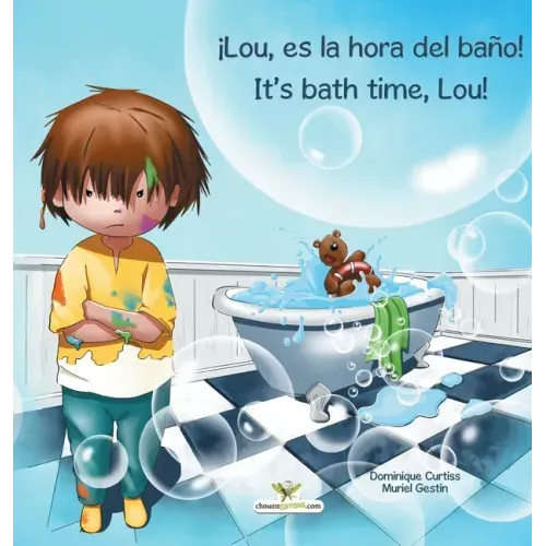 ¡Lou, es la hora del baño! - It's bath time, Lou!
