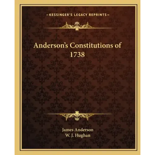 Anderson's Constitutions of 1738