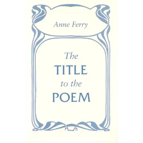 The Title to the Poem