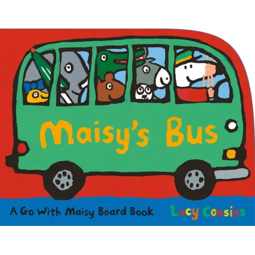 Maisy's Bus: (A Bus-Shaped Board Book about Maisy the Mouse's Adventure Through Town for Toddlers)