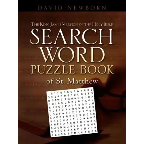 The King James Version of the Holy Bible Search Word Puzzle Book Of ST. Matthew