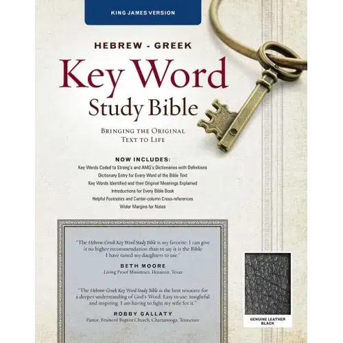 Hebrew-Greek Key Word Study Bible-KJV: Key Insights Into God's Word