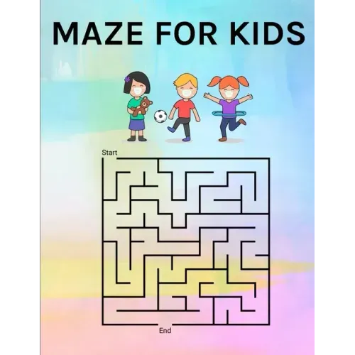 Maze for Kids: Maze Book for Toddlers 3 Years Old and Up