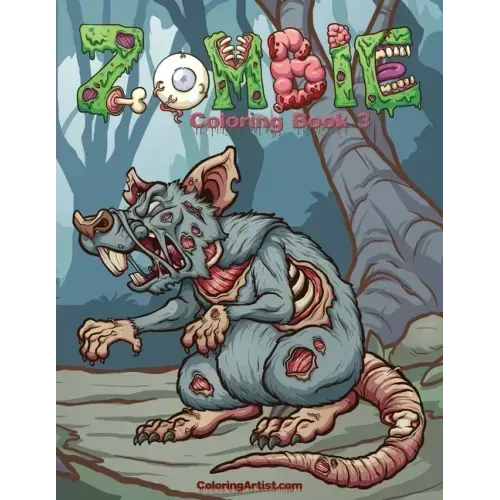 Zombie Coloring Book 3