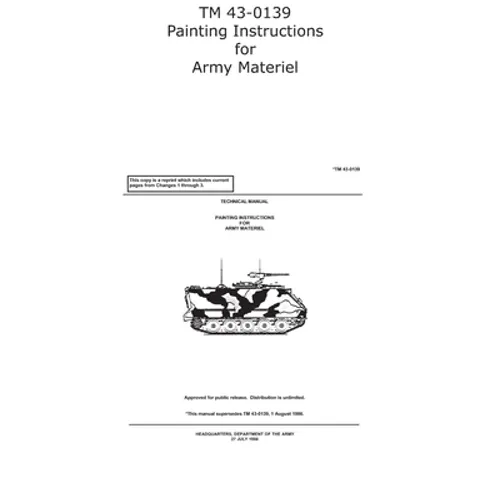 TM 43-0139 Painting Instructions for Army Materiel