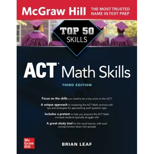 Top 50 ACT Math Skills, Third Edition