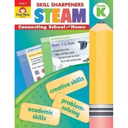 Skill Sharpeners: Steam, Kindergarten Workbook
