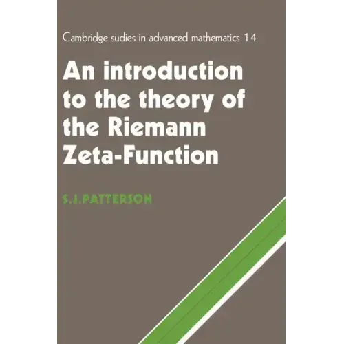 Intro Theo Riemann Zeta Function