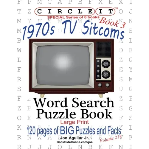 Circle It, 1970s Sitcoms Facts, Book 3, Word Search, Puzzle Book