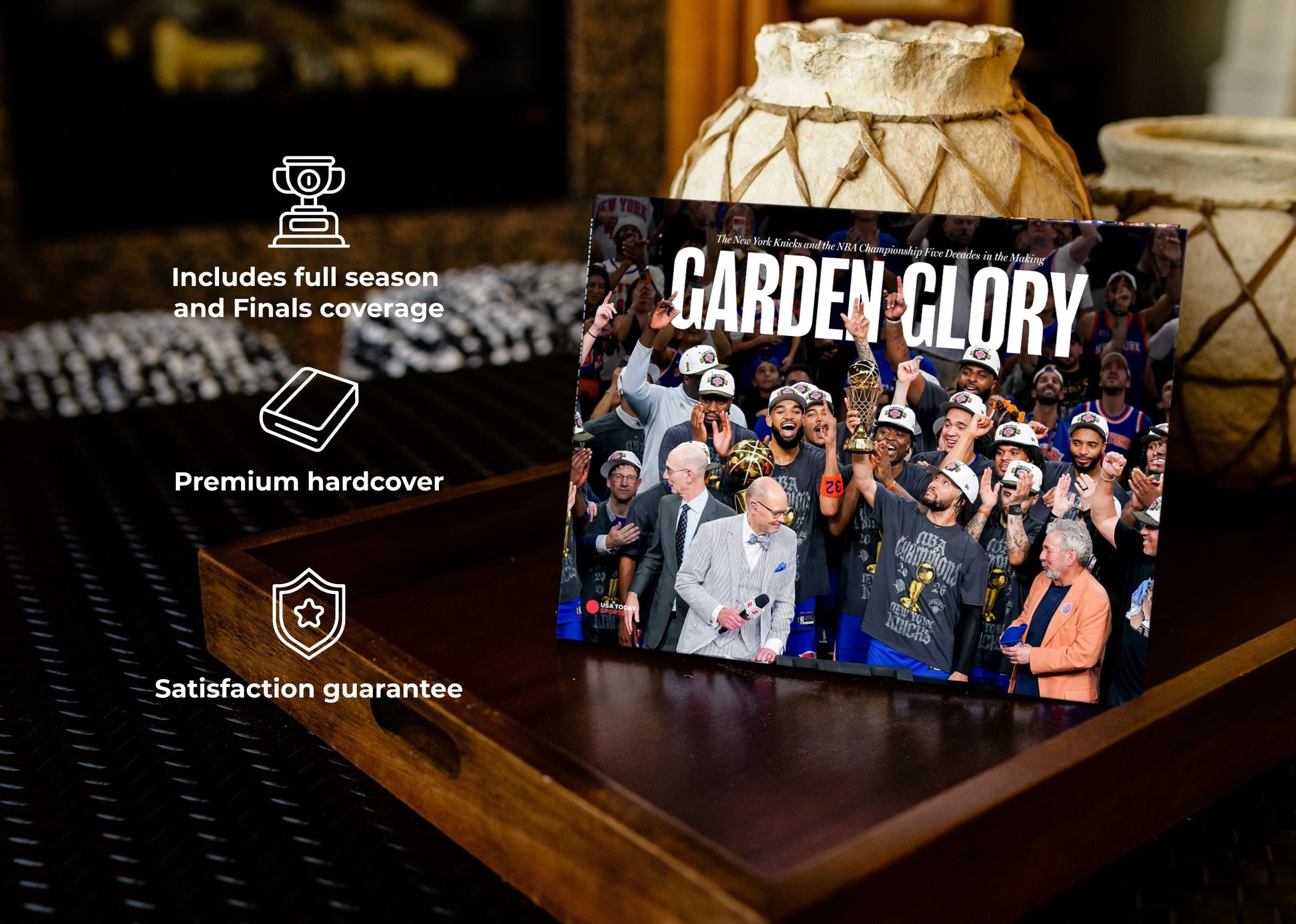Garden Glory The New York Knicks and the NBA Championship Five Decades in the Making Book - PREORDER ships 08/28/2026