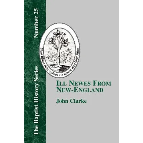 Ill Newes From New-England