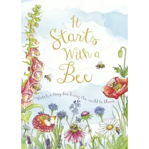 It Starts with a Bee: Watch a Tiny Bee Bring the World to Bloom