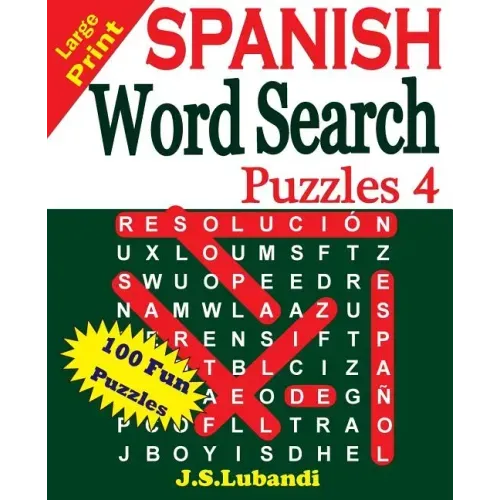 Large Print SPANISH Word Search Puzzles 4