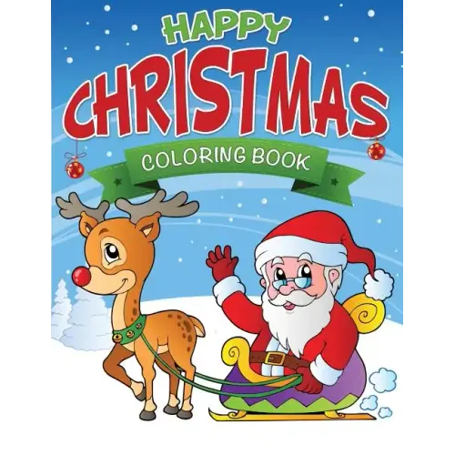 Happy Christmas Coloring Book