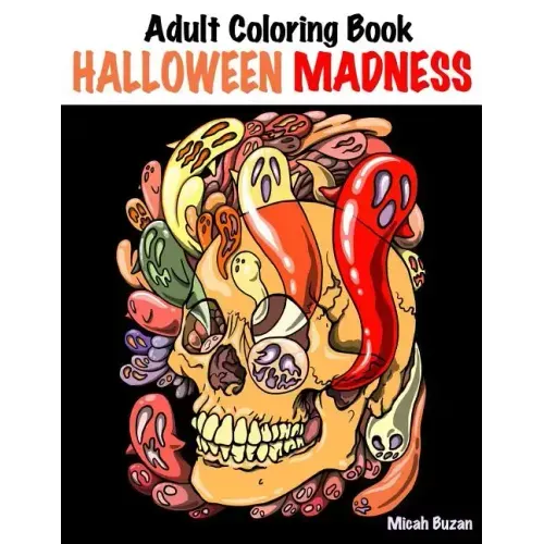 Adult Coloring Book: Halloween Madness