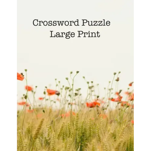 Crossword Puzzle: Large Print