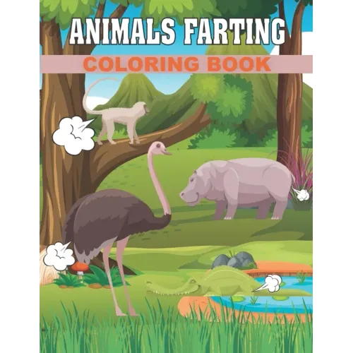 50 Animals farting Coloring Book