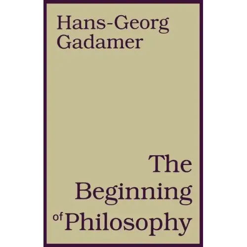 The Beginning of Philosophy