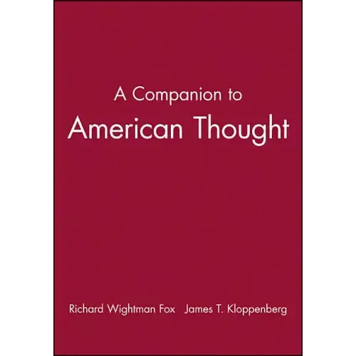 A Companion to American Thought
