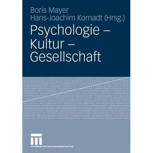 Psychologie - Kultur - Gesellschaft