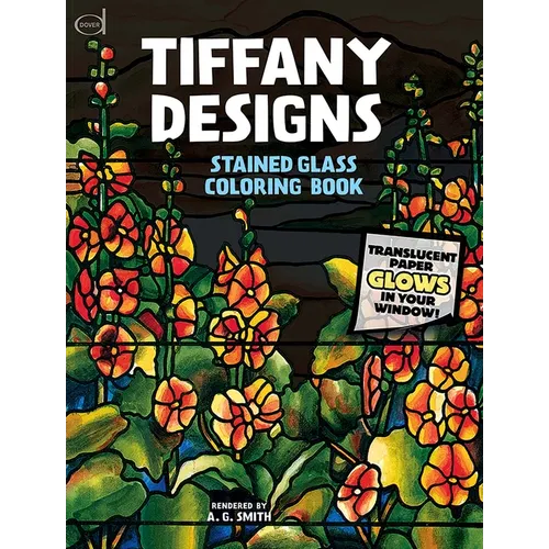 Tiffany Designs Stained Glass Coloring Book